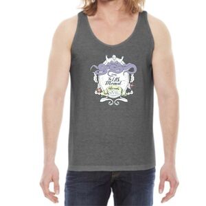Little Mermaid Ursula American Apparel Heather Gray Tank Top
